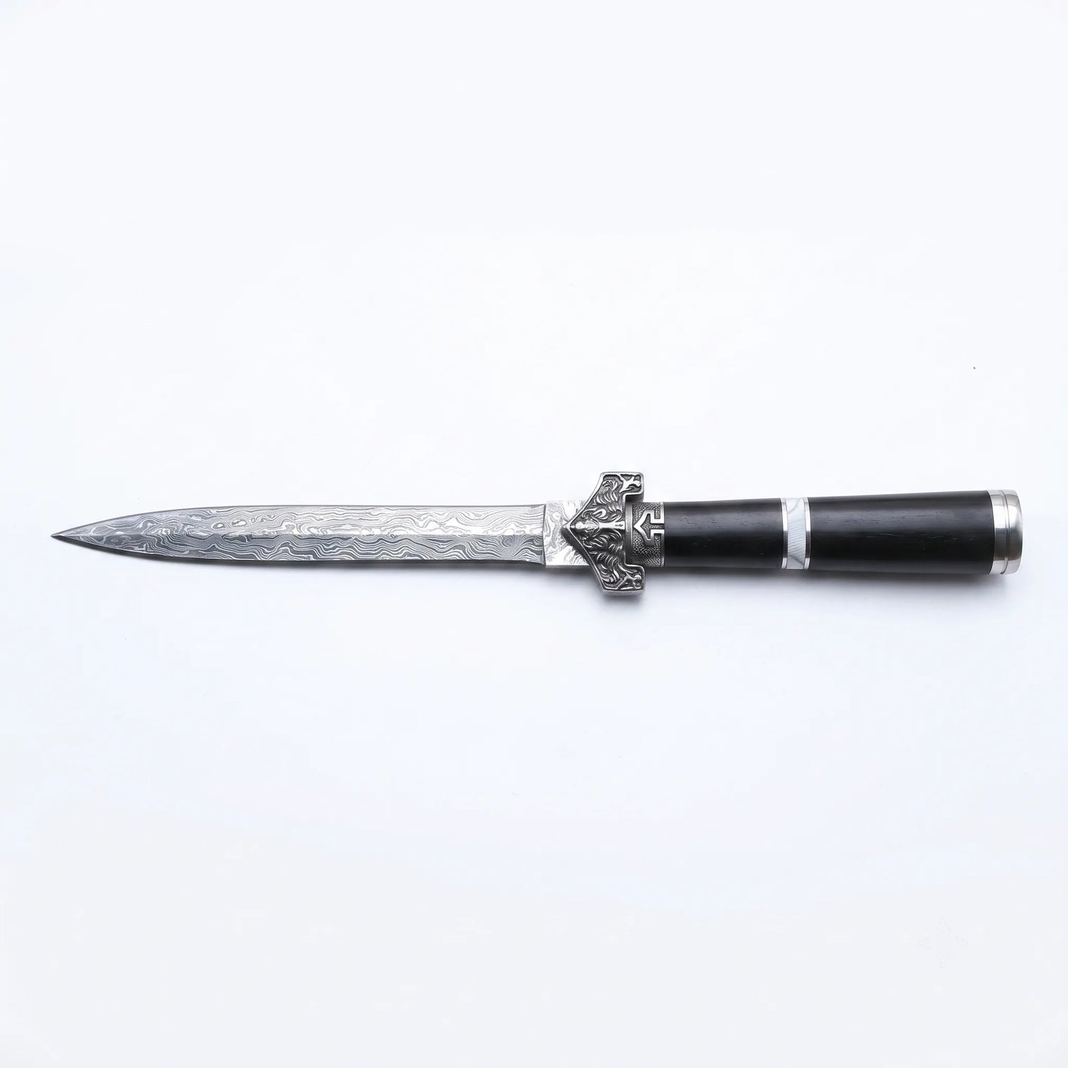 Damascus Mini Katana Display Knife EDC Samurai - 4399