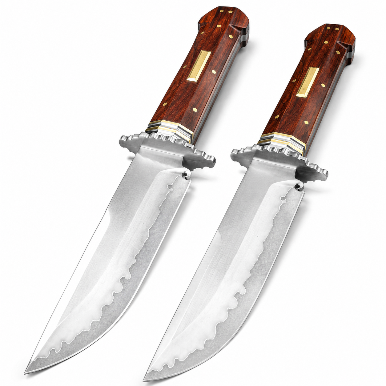Damascus Outdoor Fixed Blade “Nebula · Dog Bone” 6167 Outdoor Camping EDC Handcrafted Knife—Collectible Gift, Display Piece, Artfully Forged Gift Edition Outdoor Handcrafted Knife