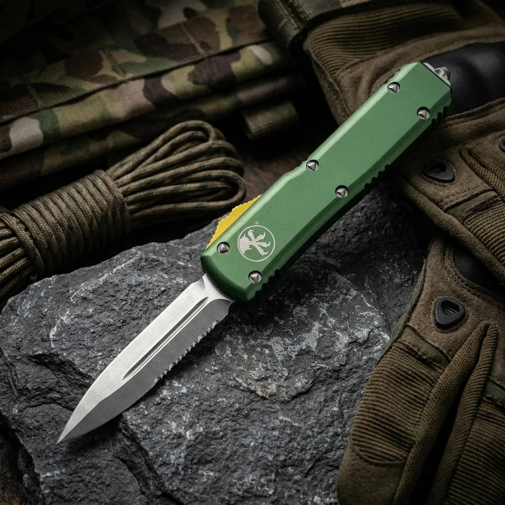 Spring Automatic Knife Heath Collectible OTF Gift - 7282