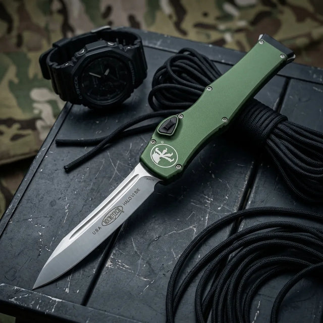Spring Automatic Knife Halo Collectible OTF Gift - 6996