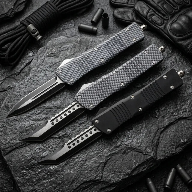 Spring Automatic Knife Micro Collectible OTF Gift - 4077