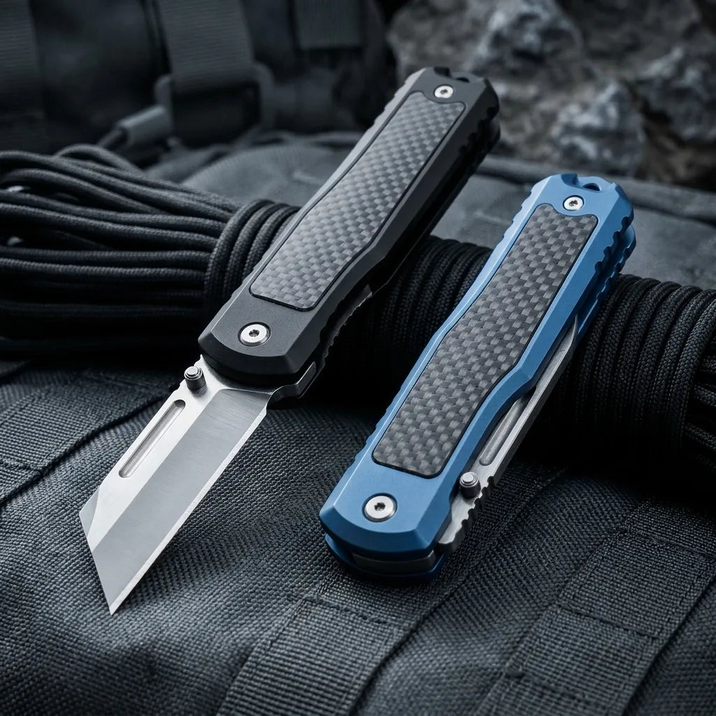 Spring Automatic Knife Carbo Collectible OTF Gift - 6978