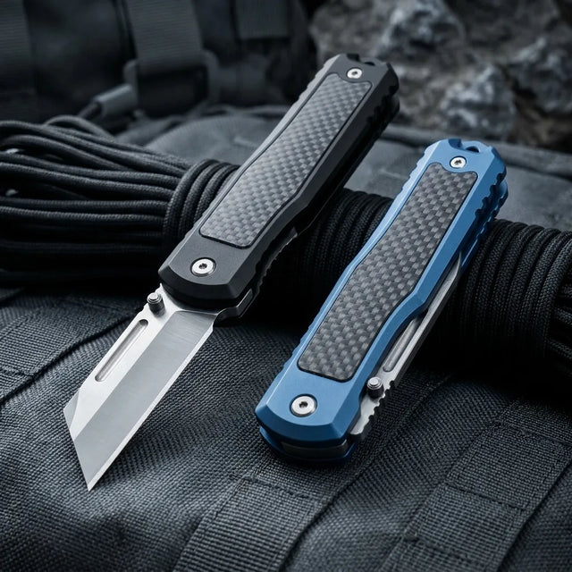 Spring Automatic Knife Carbo Collectible OTF Gift - 6978