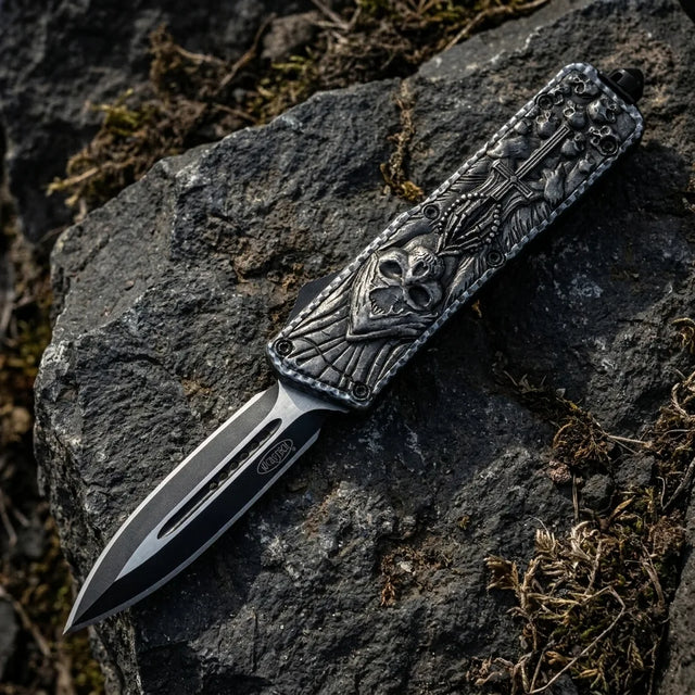 Spring Automatic Knife Micro Collectible OTF Gift - 5095