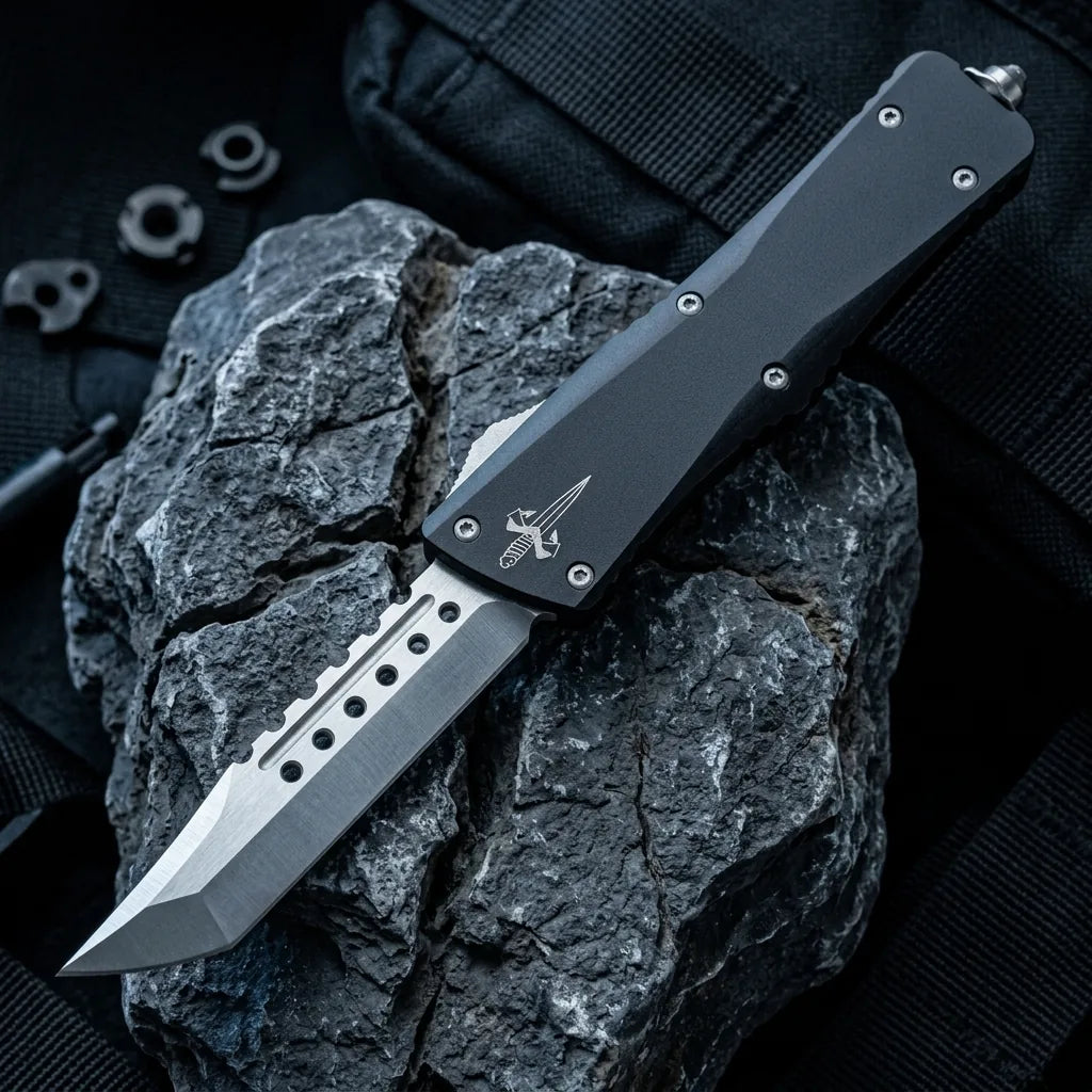 Spring Automatic Knife Micro Collectible OTF Gift - 4181