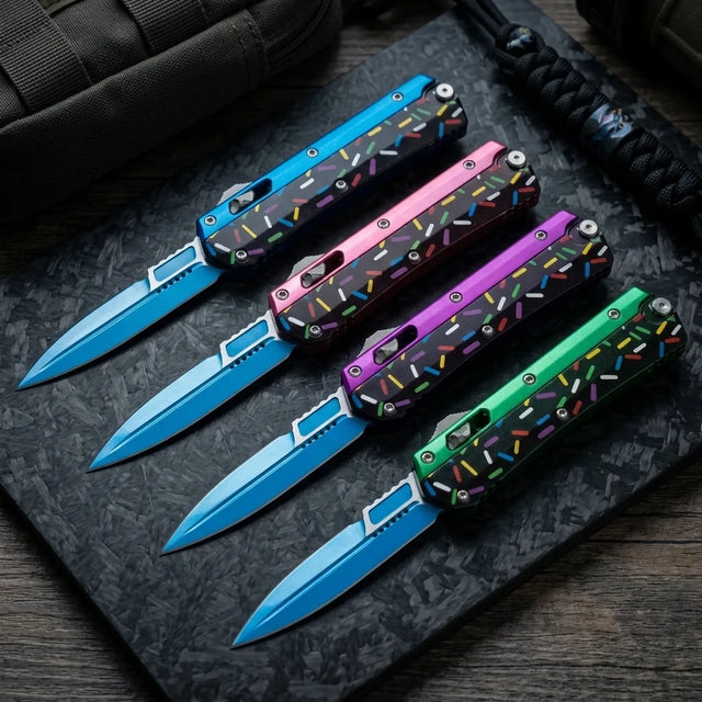 Spring Automatic Knife Micro Collectible OTF Gift - 6954