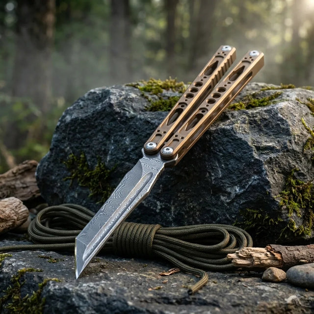 Balisong Butterfly Knife Mag Flip Trick Collectible - 6608