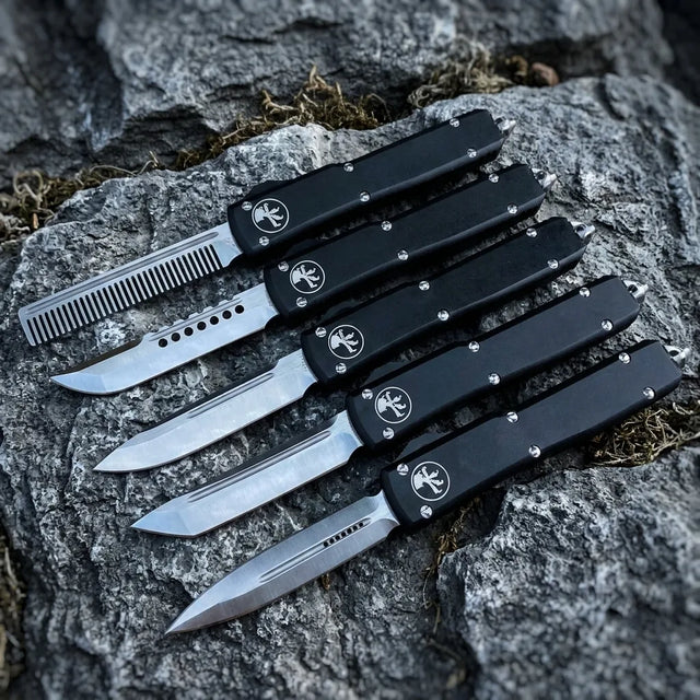 Spring Automatic Knife Micro Collectible OTF Gift - 6497