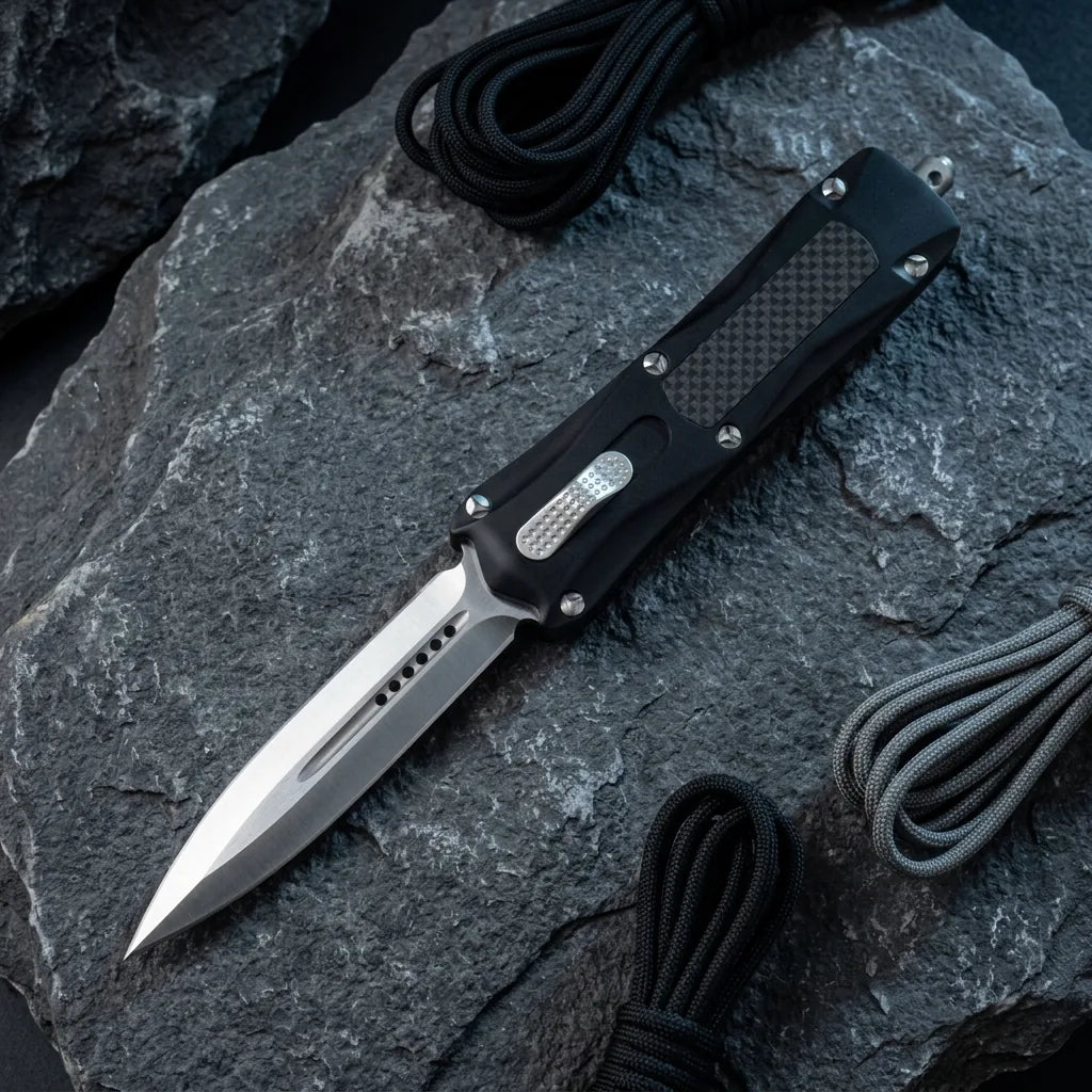 Spring Automatic Knife Butte Collectible OTF Gift - 6842