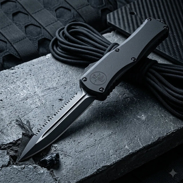 Spring Automatic Knife Micro Collectible OTF Gift - 6530