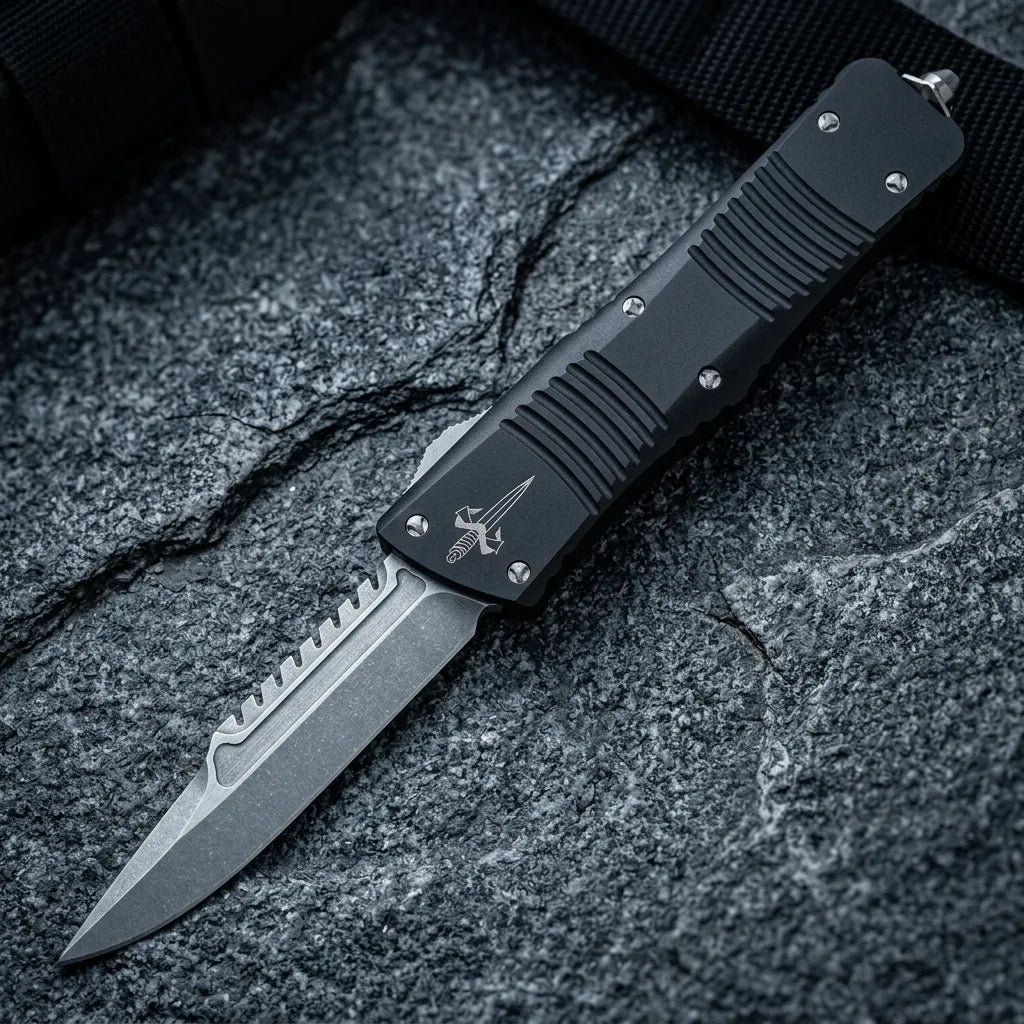 Spring Automatic Knife Micro Collectible OTF Gift - 4180