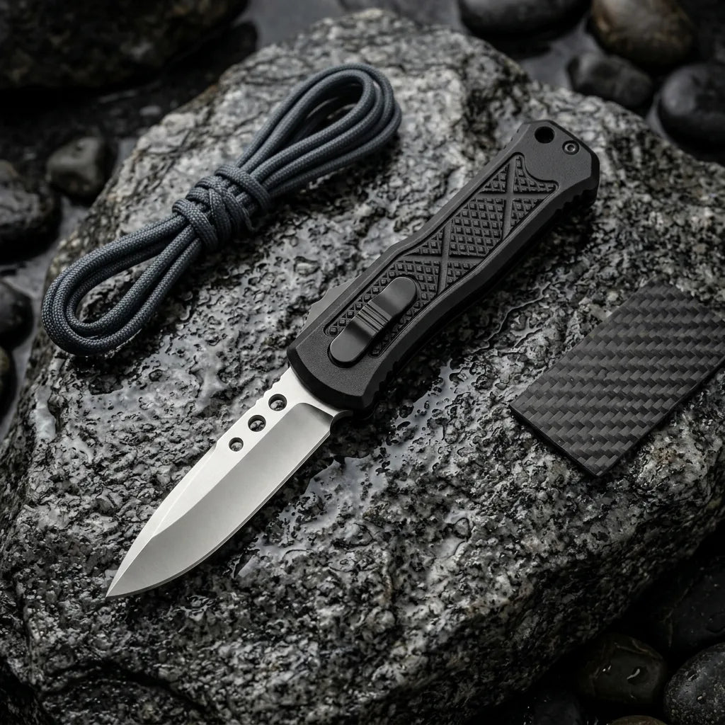 Spring Automatic Knife Micro Collectible OTF Gift - 7071
