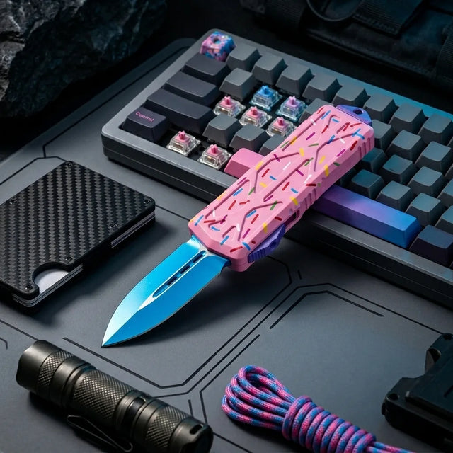 Spring Automatic Knife Micro Collectible OTF Gift - 6072
