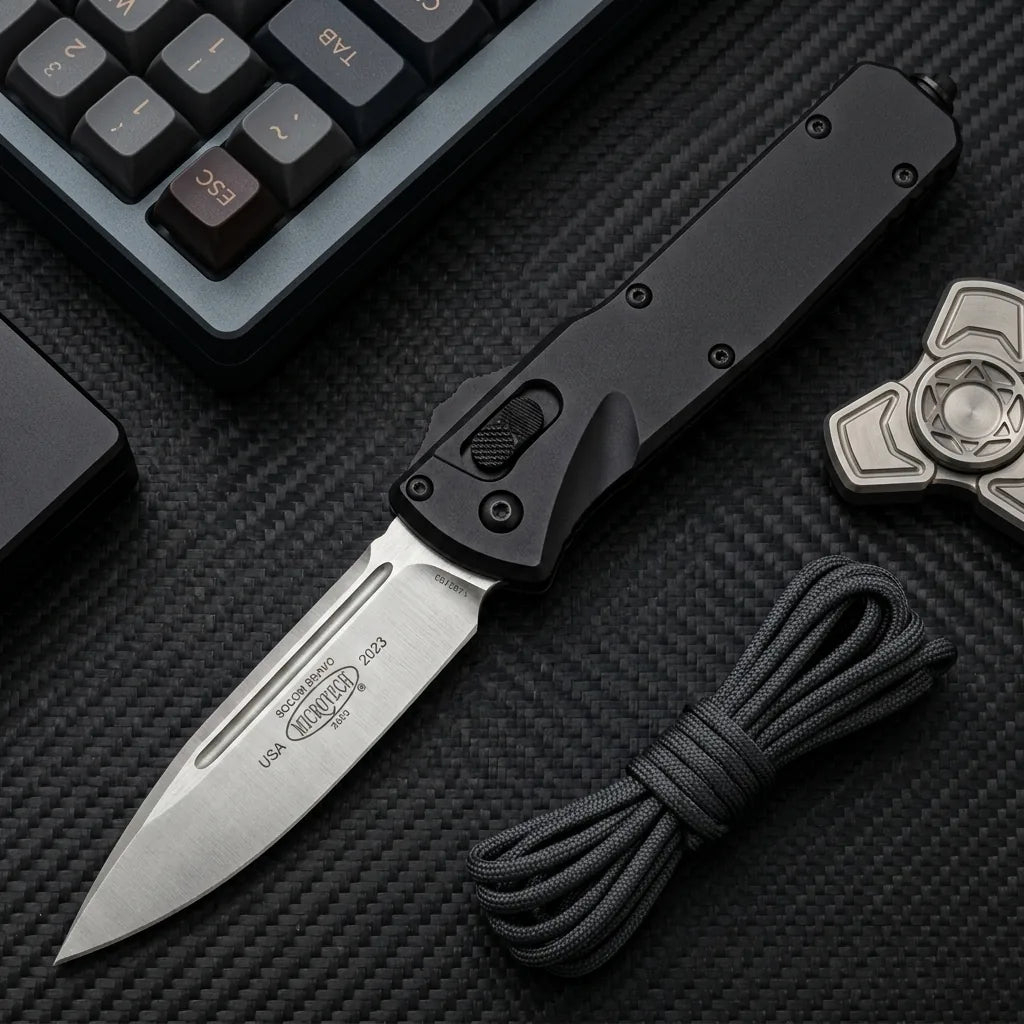 Spring Automatic Knife Micro Collectible OTF Gift - 6208