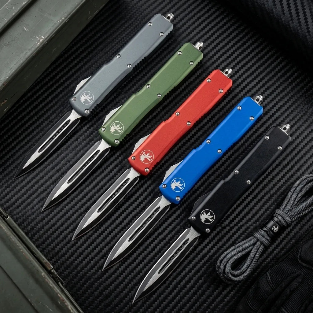 Spring Automatic Knife Micro Collectible OTF Gift - 6832
