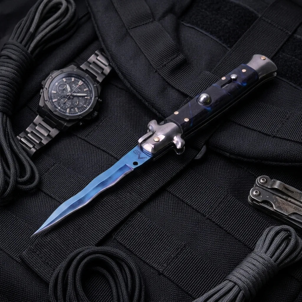 Spring Automatic Knife 9-Inc Collectible OTF Gift - 3088