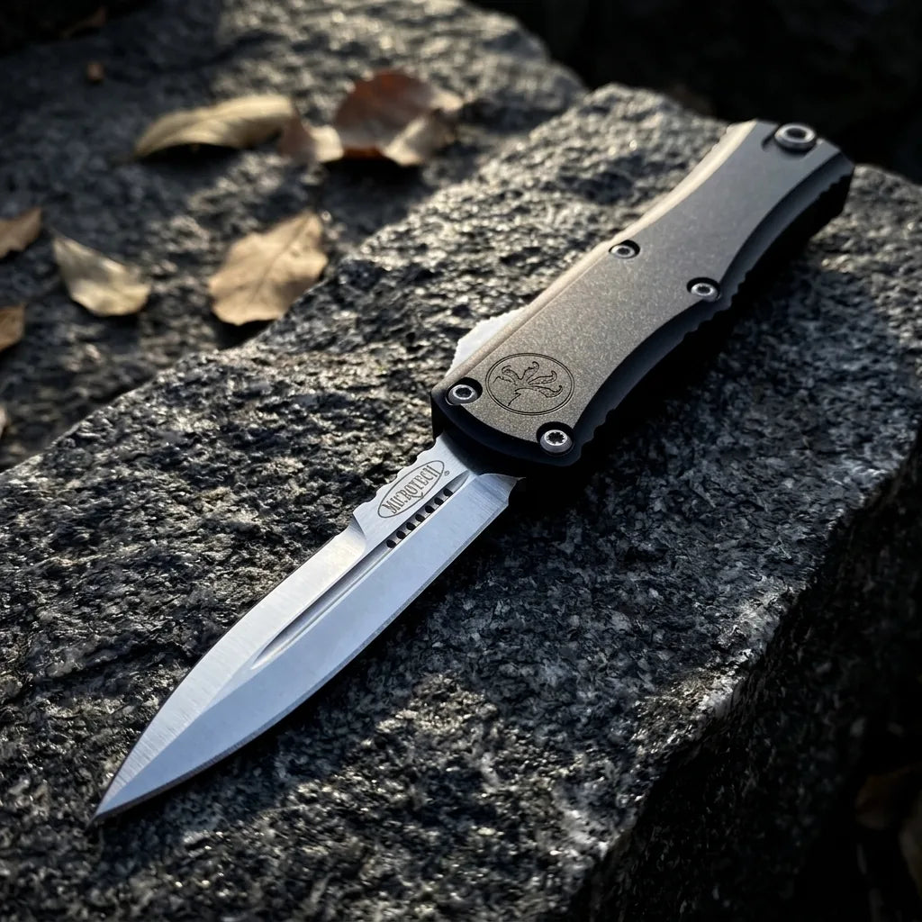 Spring Automatic Knife Micro Collectible OTF Gift - 6584