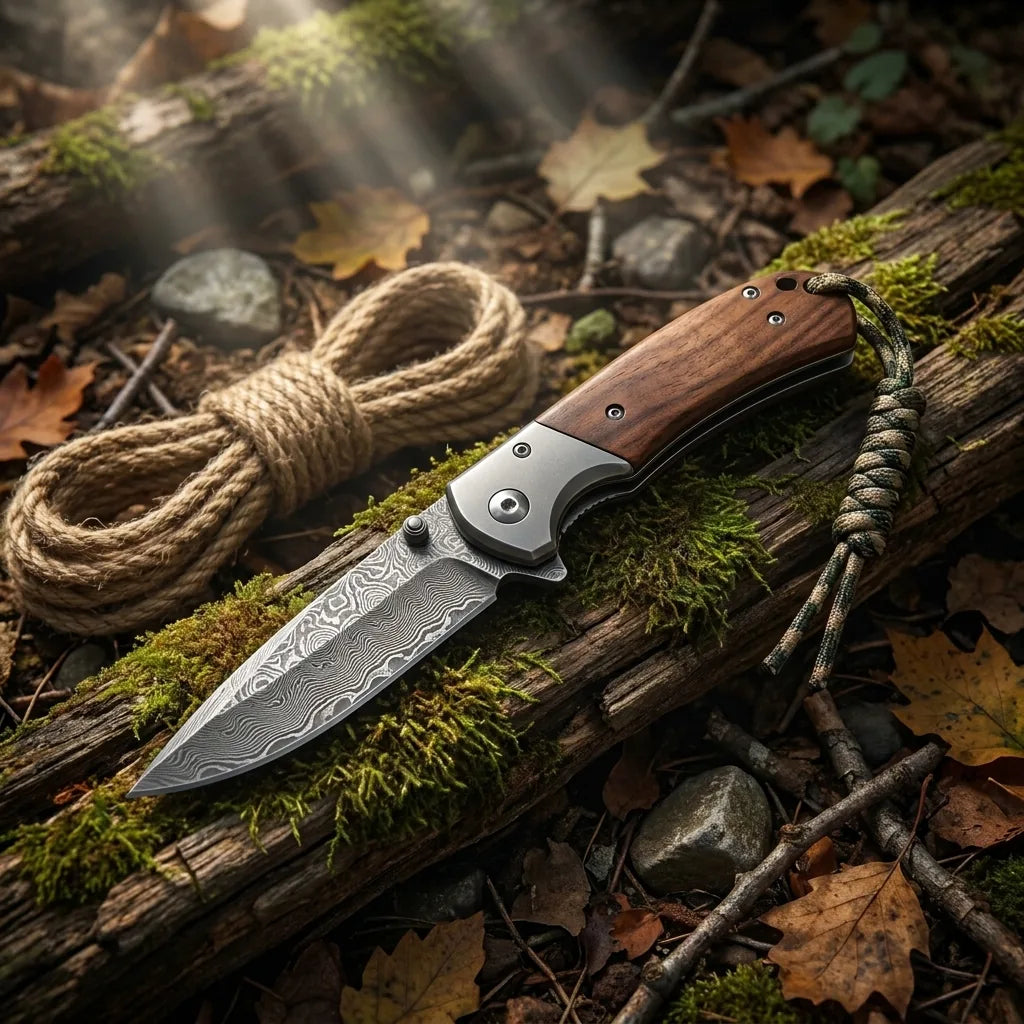Damascus EDC Folder Thomas Toucan Camping EDC Folder - 3288