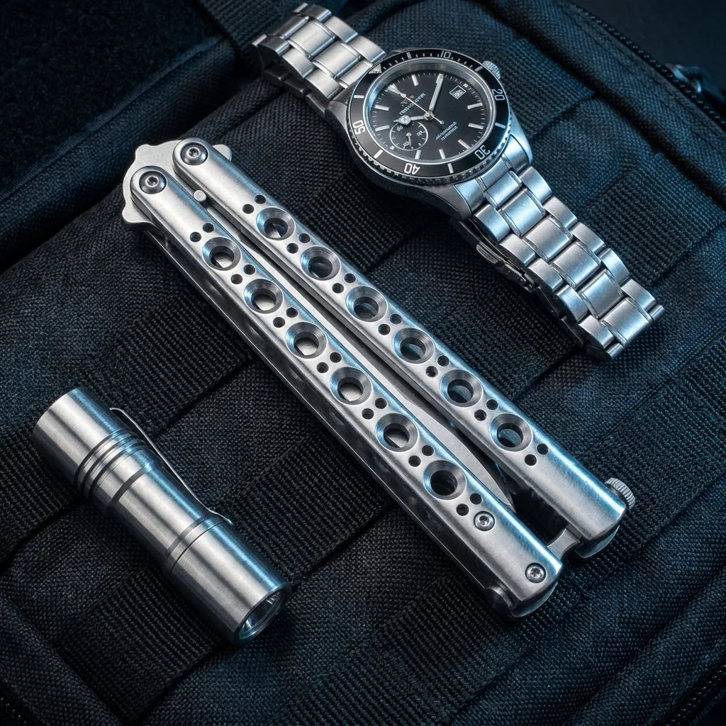 Balisong Butterfly Knife Thr Flip Trick Collectible - 6493