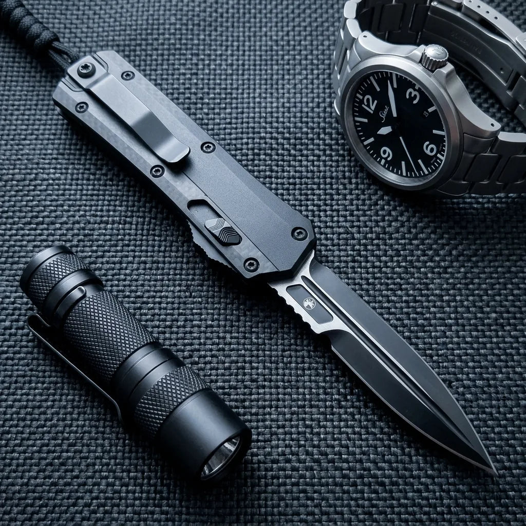 Spring Automatic Knife Micro Collectible OTF Gift - 6200