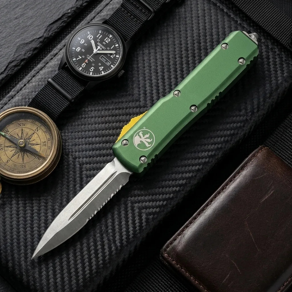 Spring Automatic Knife Heath Collectible OTF Gift - 7282