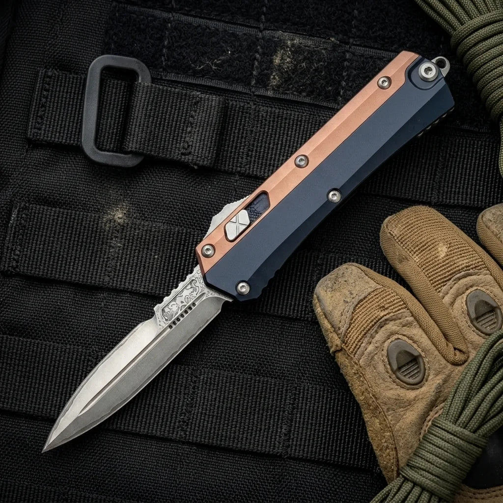 Spring Automatic Knife Micro Collectible OTF Gift - 5989