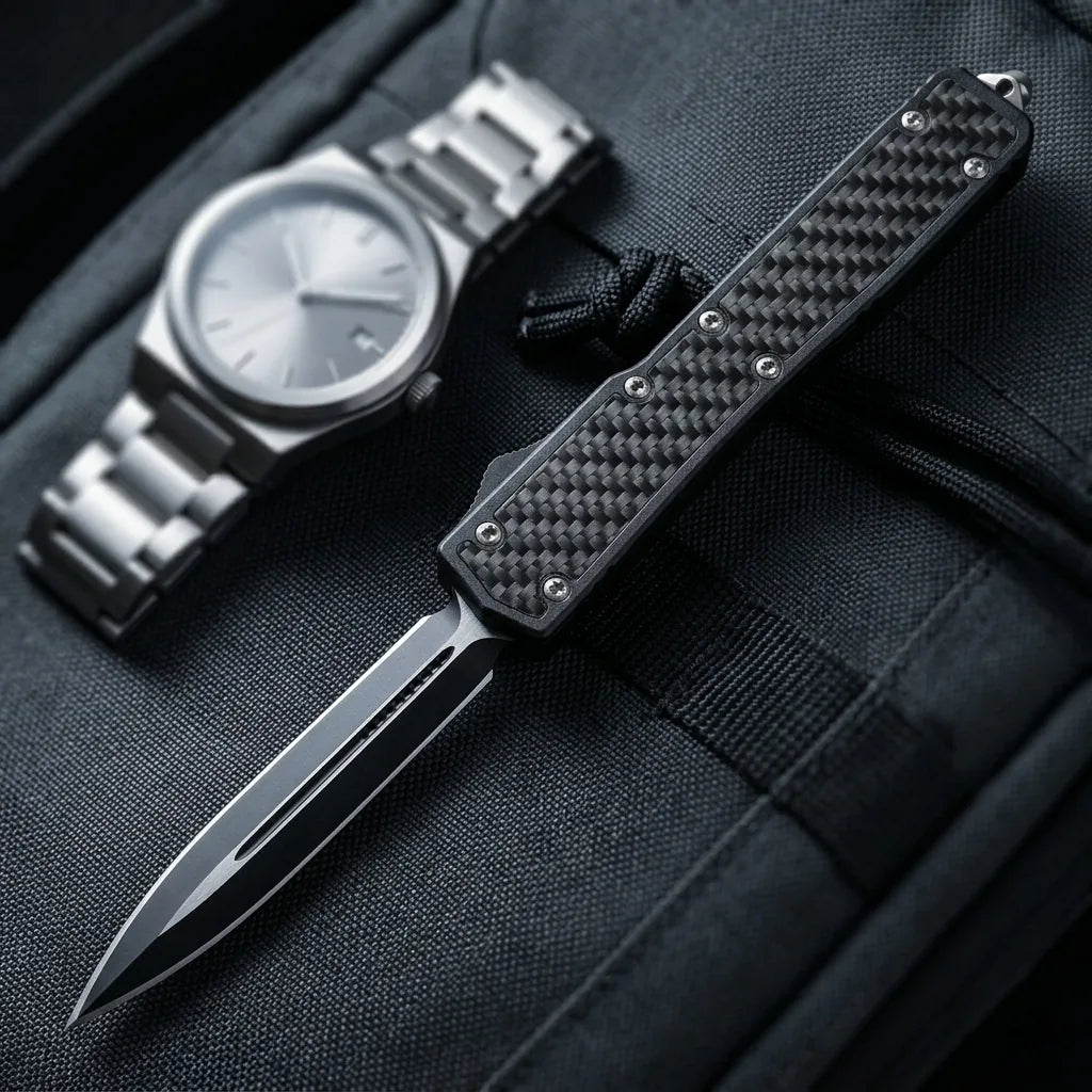 Spring Automatic Knife Micro Collectible OTF Gift - 5375