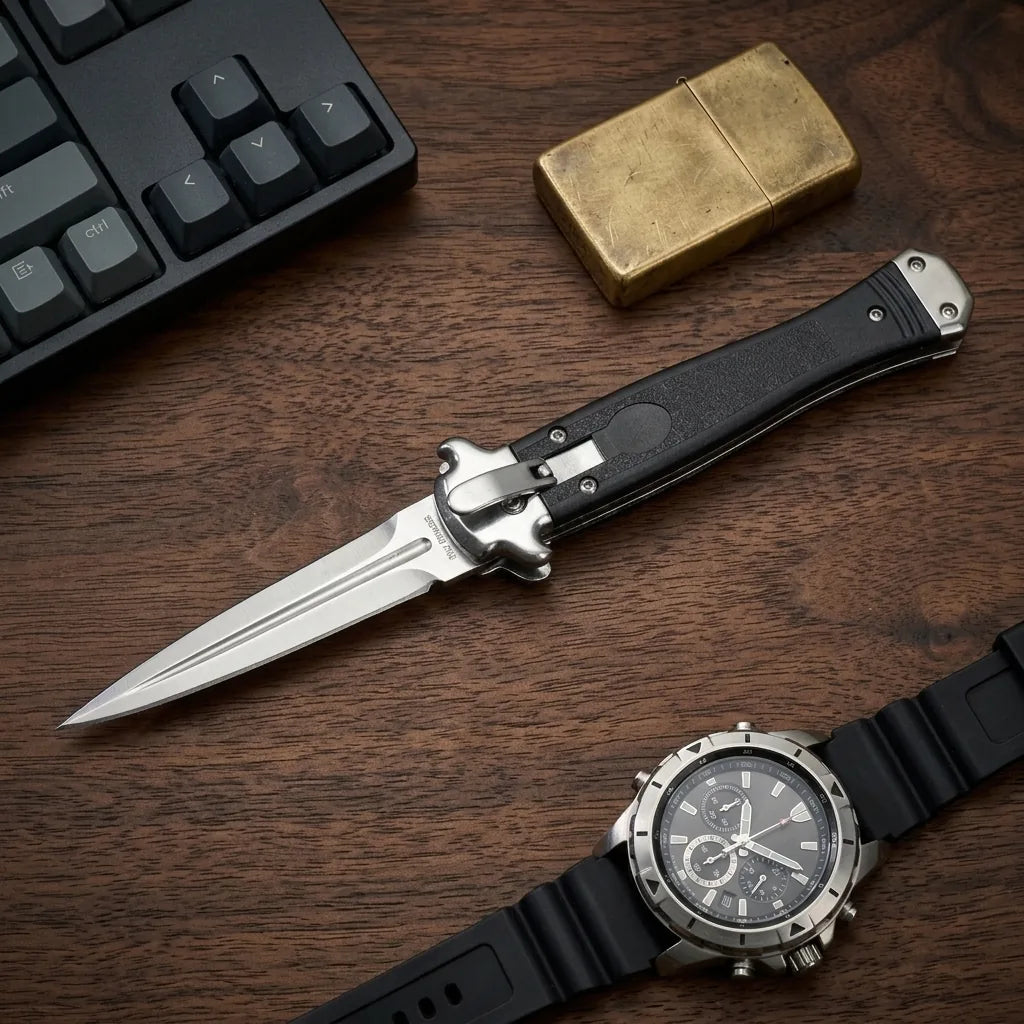 Spring Automatic Knife Plast Collectible OTF Gift - 5629