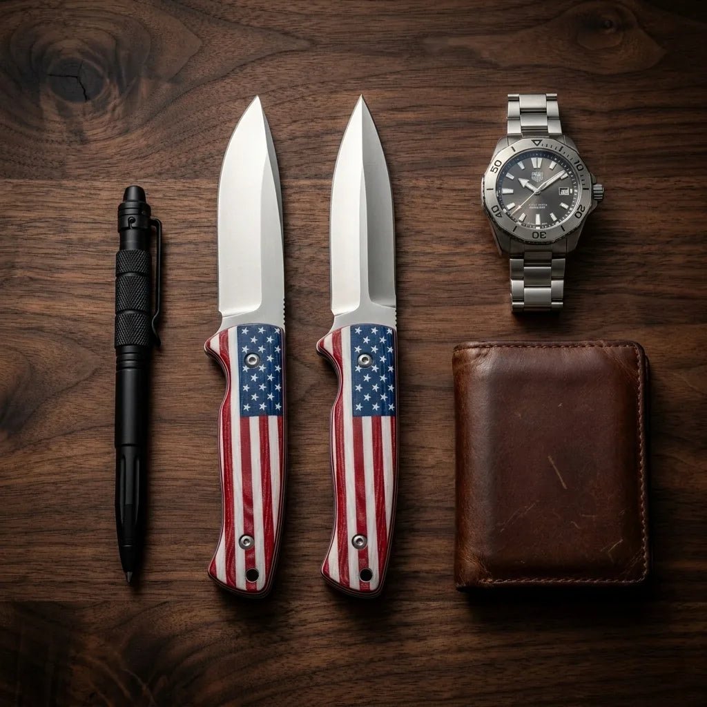 Spring Automatic Knife Ameri Collectible OTF Gift - 7210