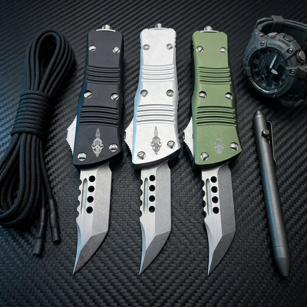 Spring Automatic Knife Micro Collectible OTF Gift - 6074