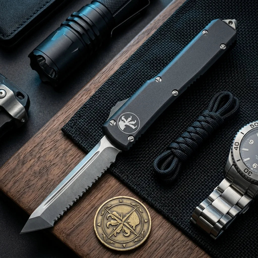 Spring Automatic Knife Micro Collectible OTF Gift - 5201