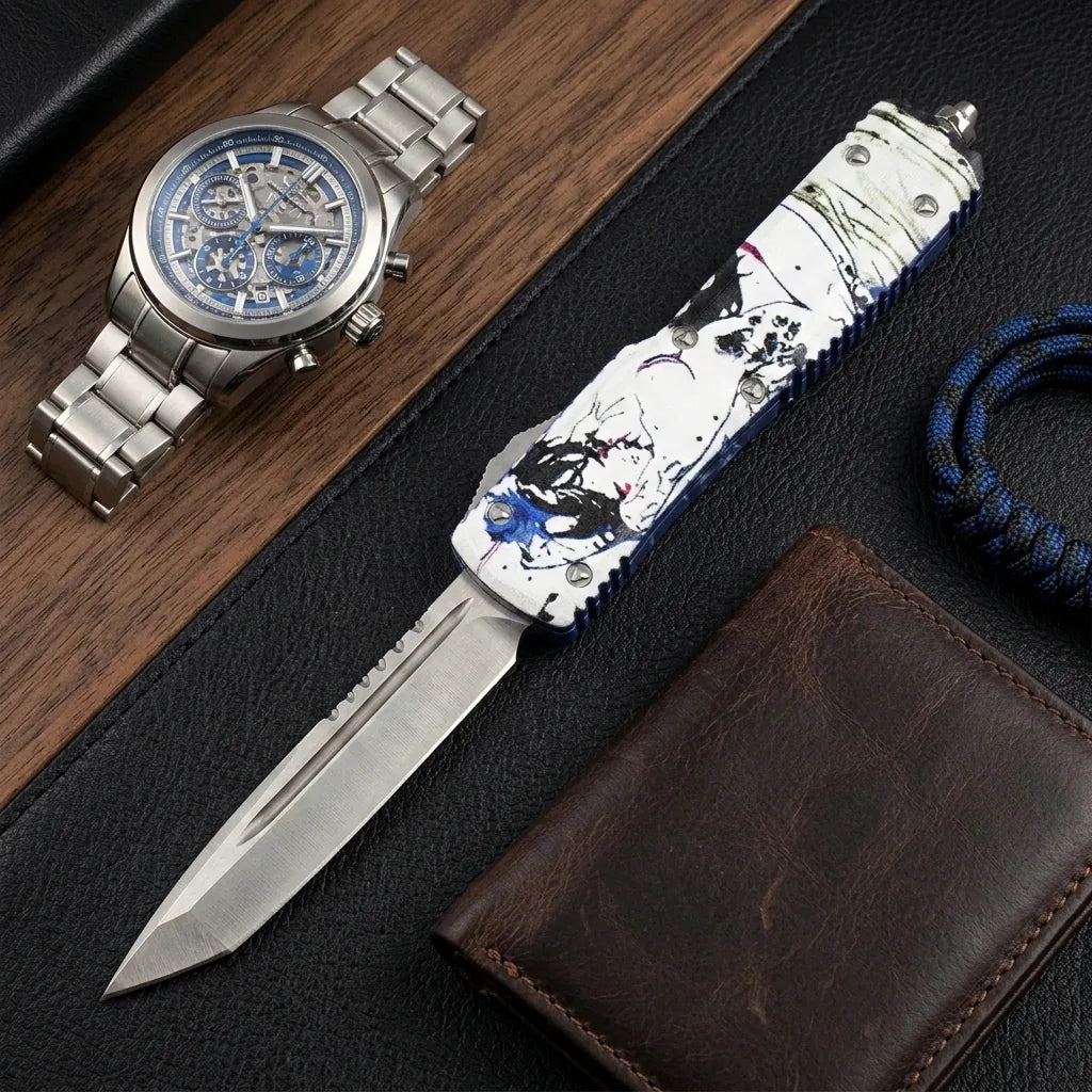 Spring Automatic Knife Geish Collectible OTF Gift - 6217
