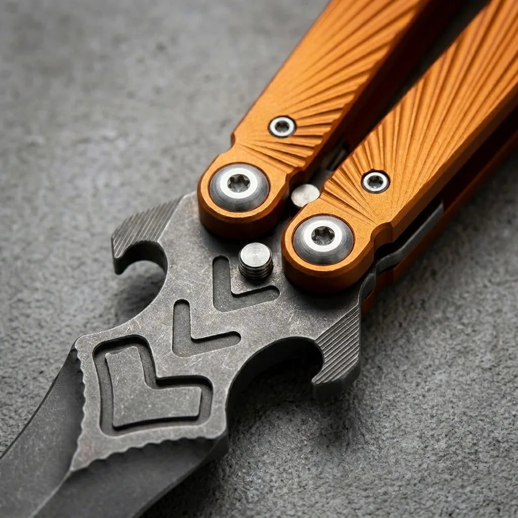 Balisong Butterfly Knife New Flip Trick Collectible - 6174