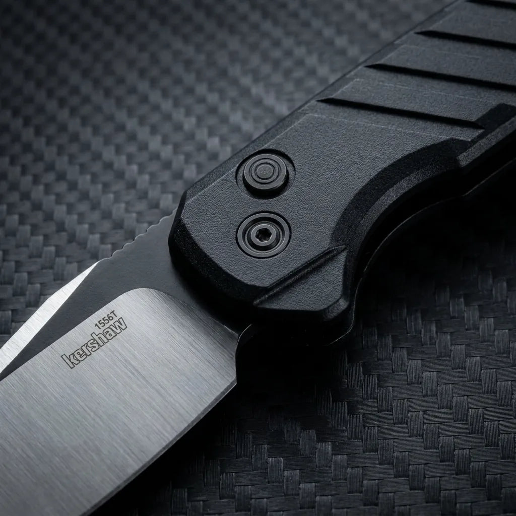OTF Stiletto Knife 7305 Side Jump Pocket Spring Steel - 7255