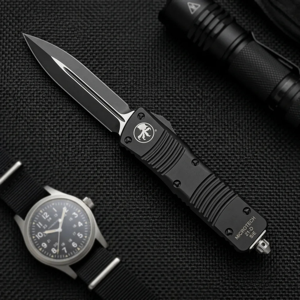 Spring Automatic Knife Micro Collectible OTF Gift - 6661