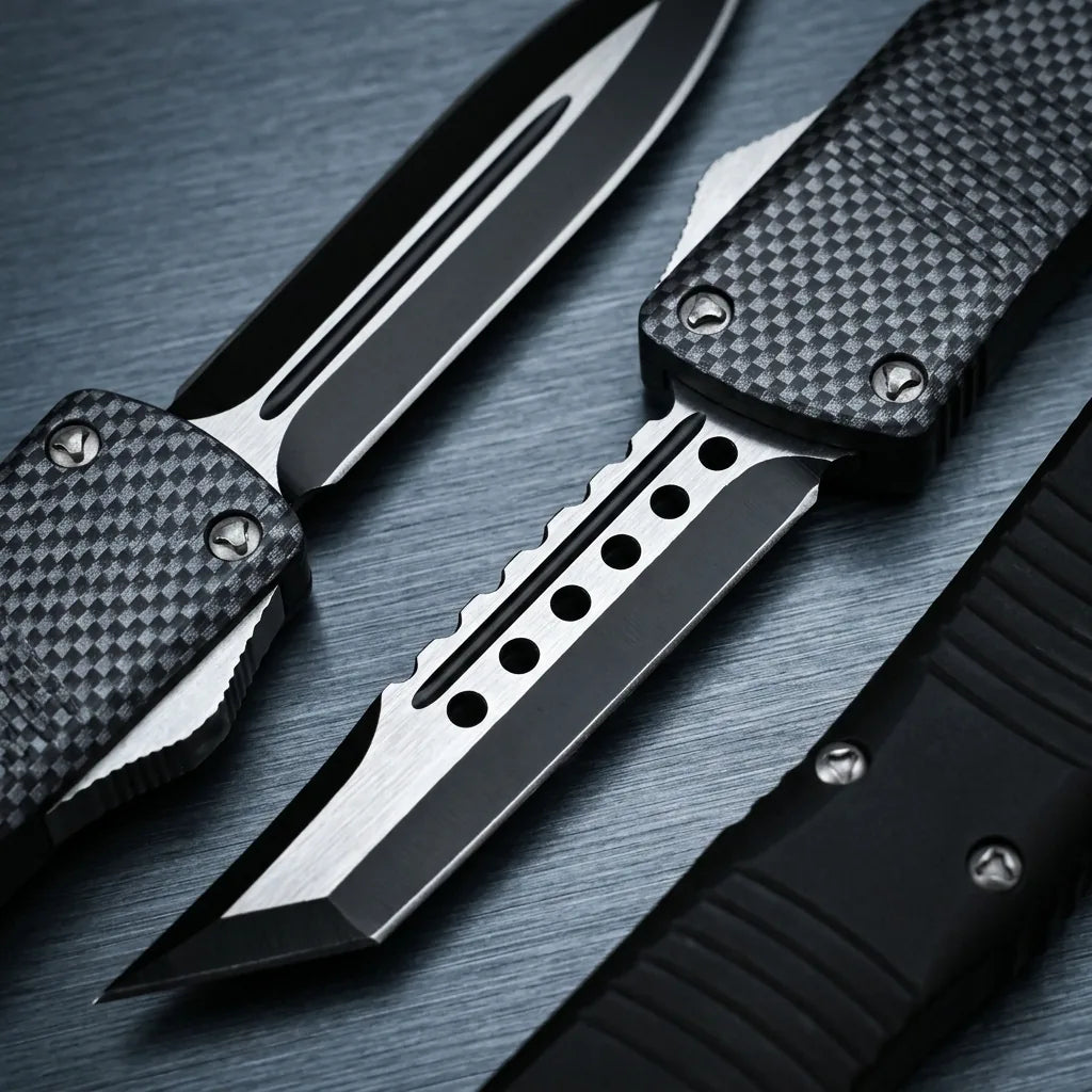 Spring Automatic Knife Micro Collectible OTF Gift - 4077