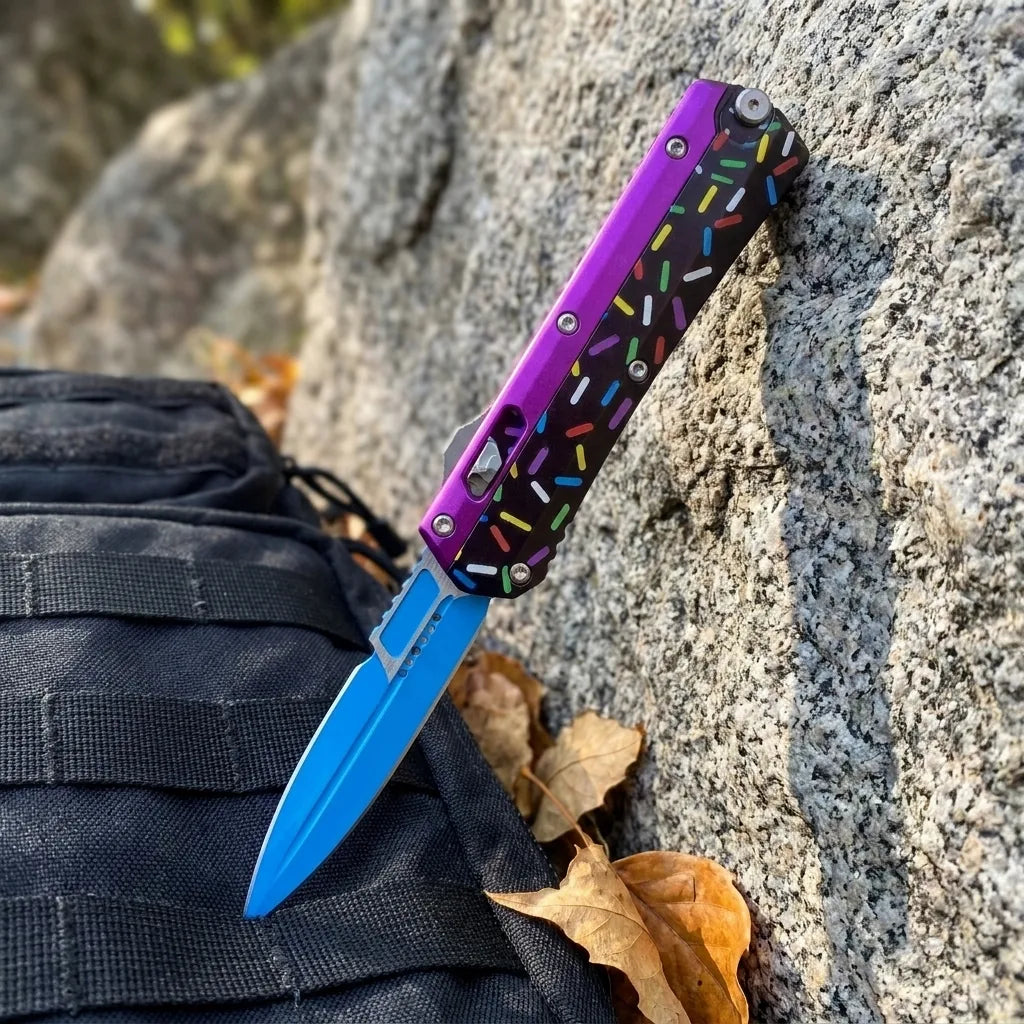 Spring Automatic Knife Micro Collectible OTF Gift - 6954