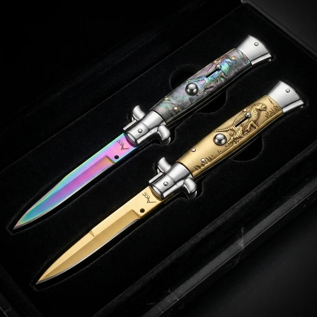 Spring Automatic Knife Zhahu Collectible OTF Gift - 4766