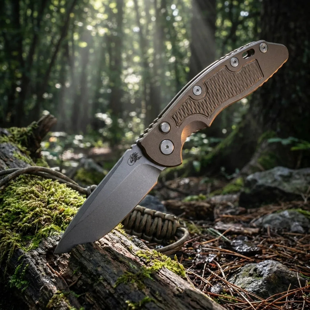 OTF Stiletto Knife XM18 辛德勒侧跳刀 Collectible OTF Gift - 6613