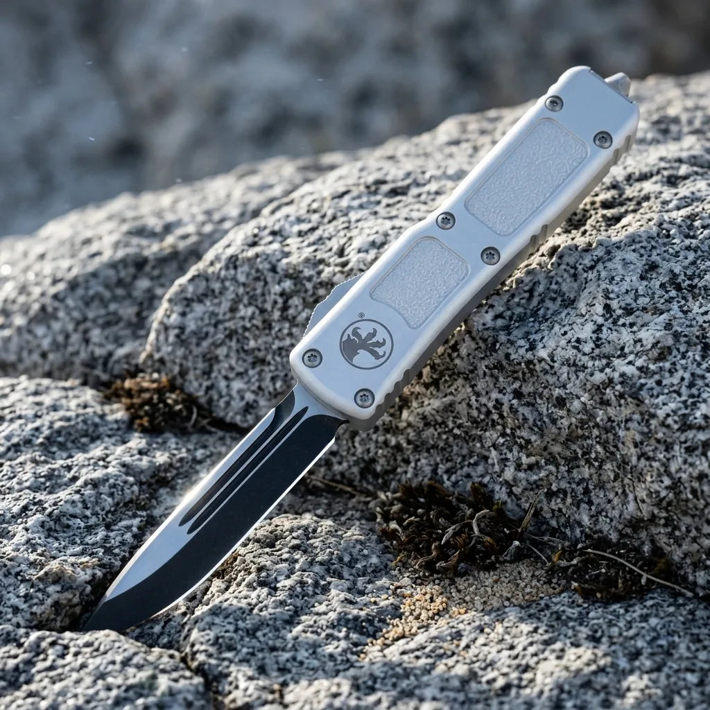 Spring Automatic Knife Micro Collectible OTF Gift - 6836