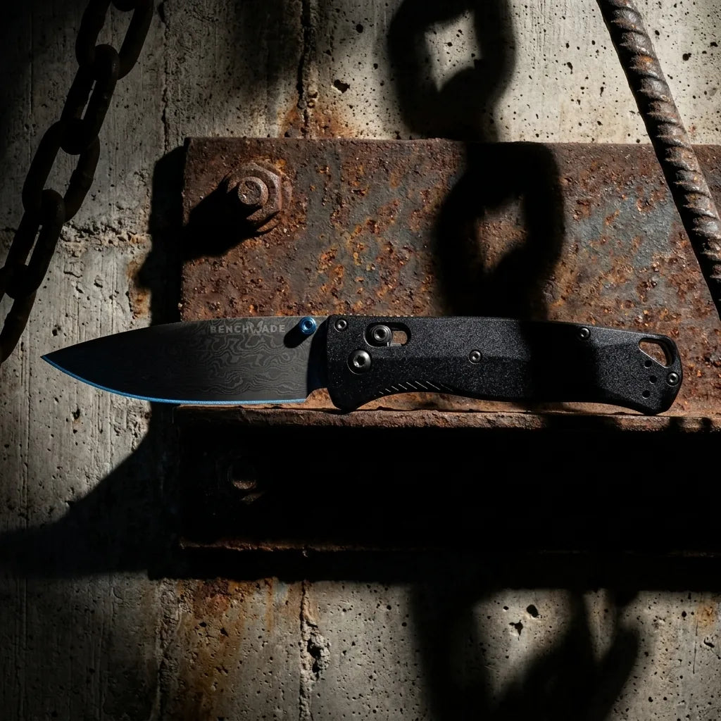 Damascus Folding Knife Butte EDC Collectible Gift - 6946