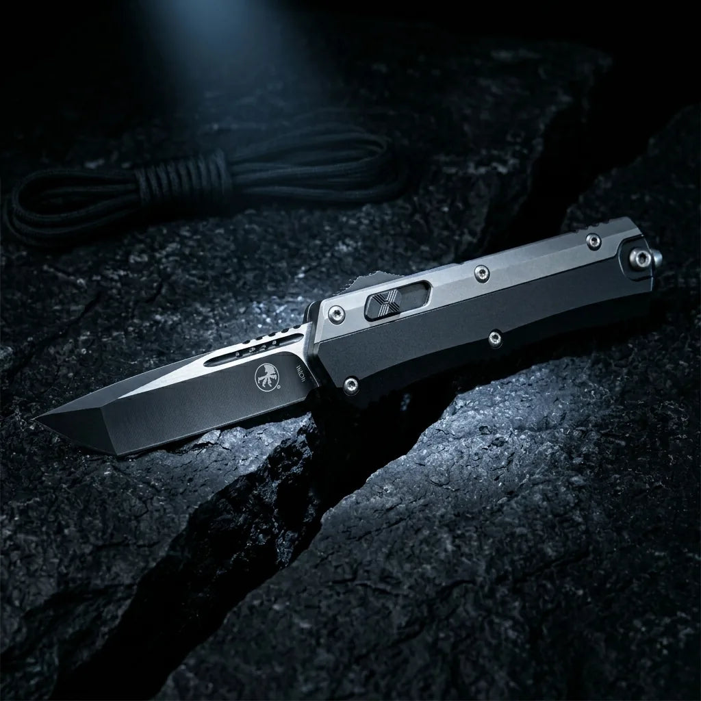 Spring Automatic Knife Glyko Collectible OTF Gift - 6619