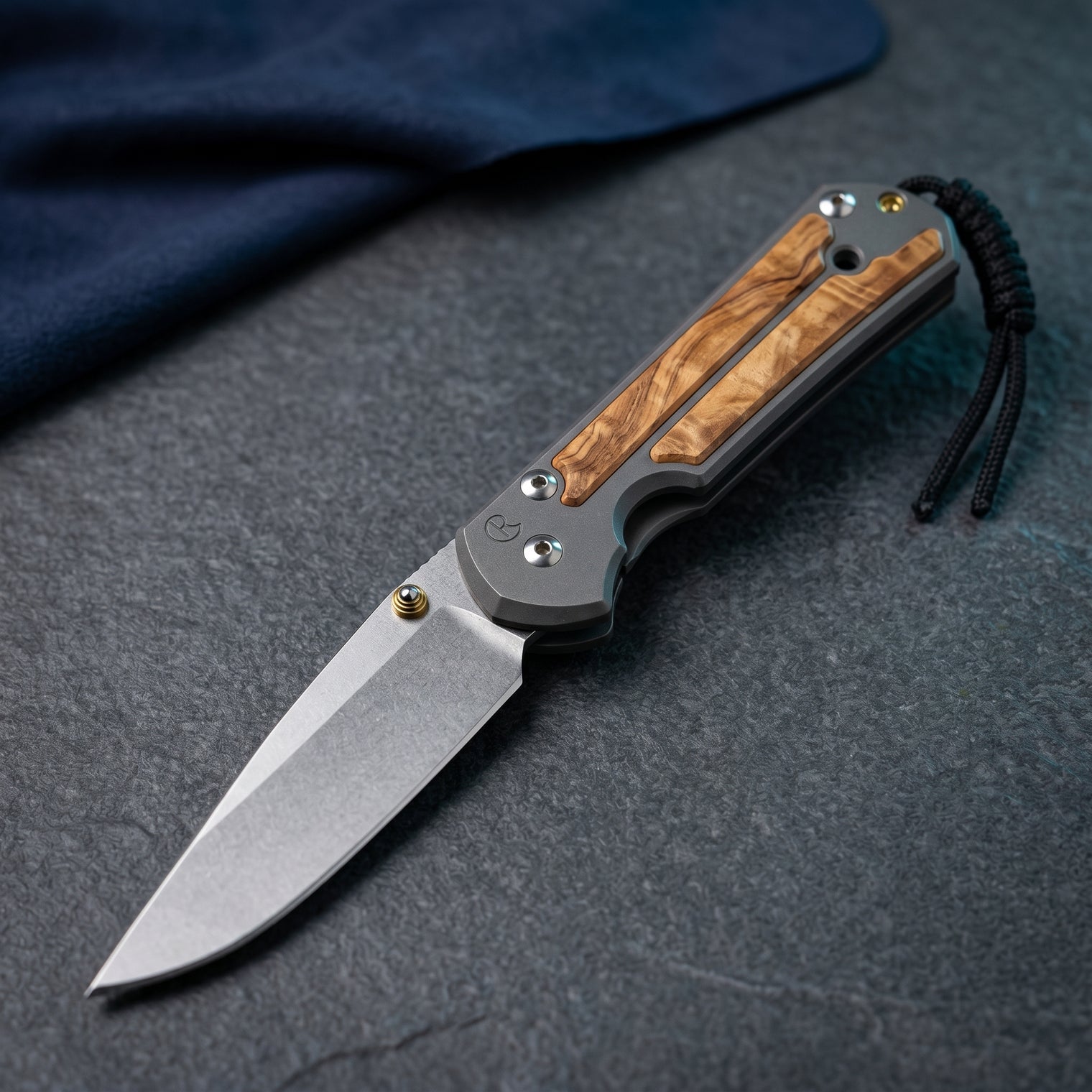 Damascus Outdoor Fixed Blade Chris Reeve - Damascus [Sebenza 31 Magnacut 6694] Outdoor Camping EDC Handcrafted Knife Collection Gift Display