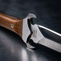Damascus Outdoor Fixed Blade “The Arbiter” Tactical Knife 6881 – Outdoor Camping EDC Handcrafted Knife, Collector's Item, Gift, Display Piece, Artfully Forged Gift Edition, Outdoor Handcrafted