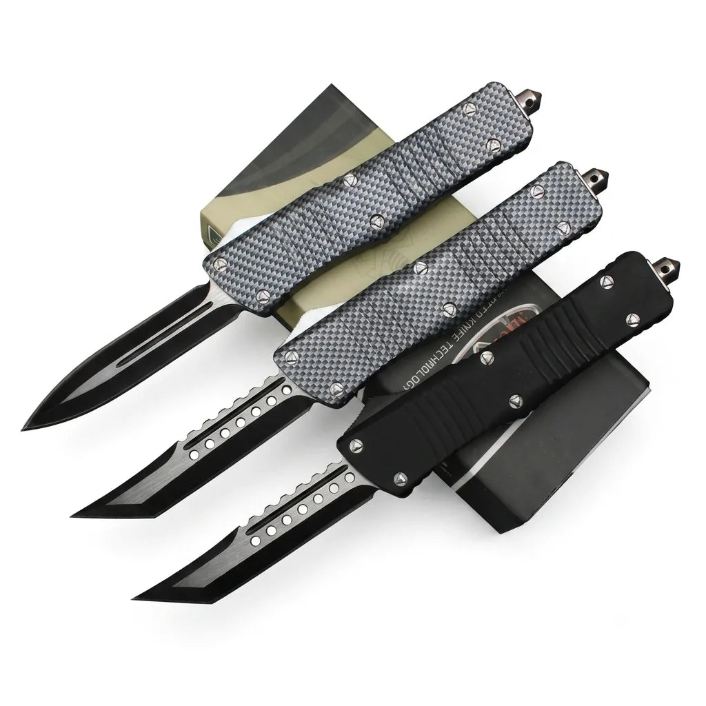 Spring Automatic Knife Micro Collectible OTF Gift - 4077