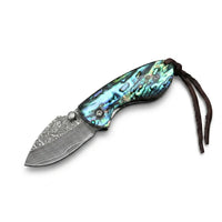 Damascus Folding Knife Damas EDC Collectible Gift - 3759