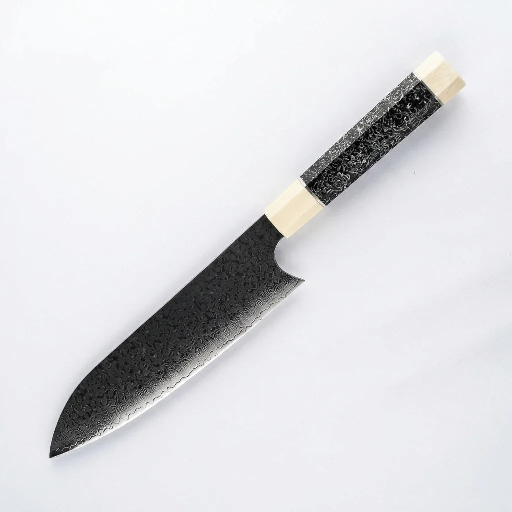 Damascus Straight Knife Gala Collectible Fixed Blade - 5145