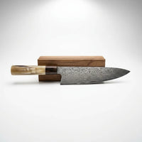 Damascus Straight Knife Eggp Collectible Fixed Blade - 5147