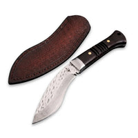 Damascus Straight Knife Stee Collectible Fixed Blade - 5179