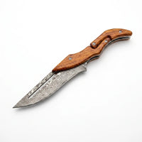 Damascus Folding Knife 2019  EDC Collectible Gift - 4723